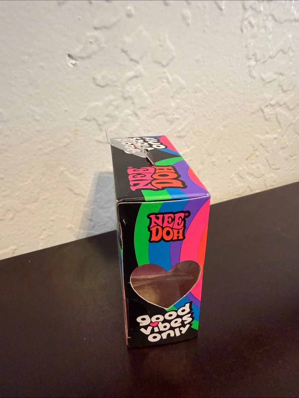 Needoh Good Vibes Only Heart Stress Toy - Pink 
